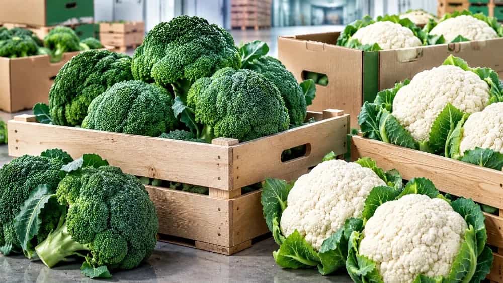 فروش عمده گل کلم و بروکلی با تضمین کیفیت و تازگی