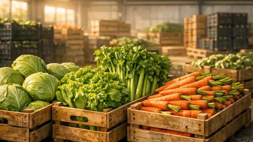 پخش عمده صیفی‌جات توسط بازرگانی منصور امیدیان